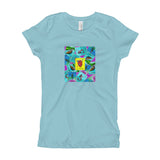 Las Damas Corazon Loteria All-Over Girl's T-Shirt