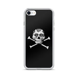 La Calavera Loteria B&W Plain iPhone Case