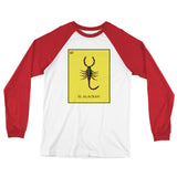 El Alacran Loteria Men's Long Sleeve Baseball T-Shirt