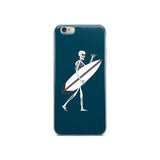 El Surfista Skeleton Shaka iPhone Case