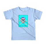 La Calavera Loteria Pop Teal kids 2-6 yrs t-shirt