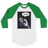 Rosie the Riveter Women's 3/4 sleeve baseball shirt