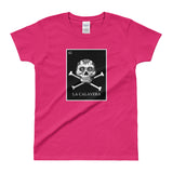 La Calavera Loteria B&W Women's T-shirt