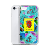 Las Damas Corazon Loteria All-Over iPhone Case