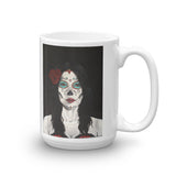 Catrina Dia de los Muertos (Day of the Dead) mug by Pilar Grother