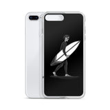 iphone case Black and White El Surfista (Surfer) Loteria Day of the Dead by Pilar Grother
