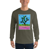 El Nopal Loteria Mens Long Sleeve T-Shirt