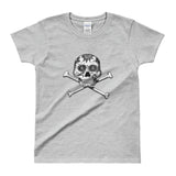 La Calavera Loteria B&W Plain Women's T-shirt