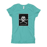 La Calavera Loteria B&W Girl's T-Shirt