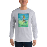 El Apache Loteria Mens Long Sleeve T-Shirt