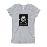 La Calavera Loteria B&W Girl's T-Shirt