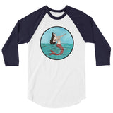 La Sirena Circle 3/4 sleeve raglan shirt