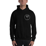 Palma Drip B&W Small Logo Hoodie