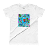 Las Damas Rosa Loteria All-Over Women's T-shirt