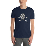 La Calavera Loteria B&W Plain Men's T-Shirt