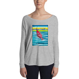 El Pescado Loteria Womens Long Sleeve Tee
