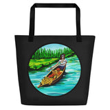 La Chalupa Circle Beach Bag