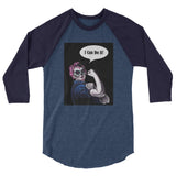 Rosie the Riveter Women's 3/4 sleeve baseball shirt