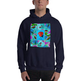 Las Damas Rosa Loteria All-Over Hoodie
