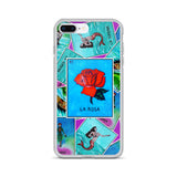 Las Damas Rosa Loteria All-Over iPhone Case