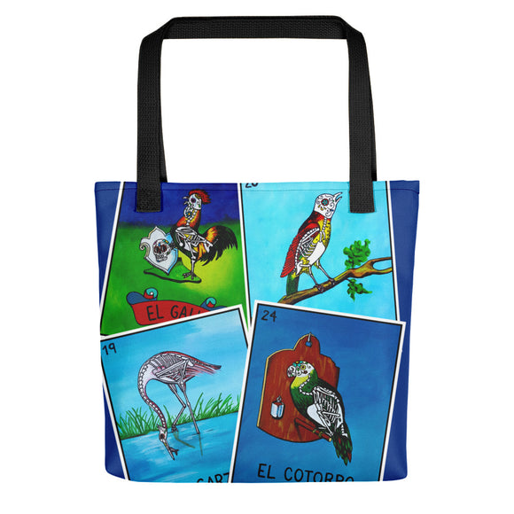 Los Pajaros Loteria All-Over Tote bag