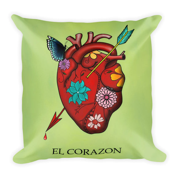 Corazon Loteria Pillow