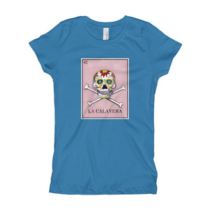 La Calavera Loteria Girl's T-Shirt