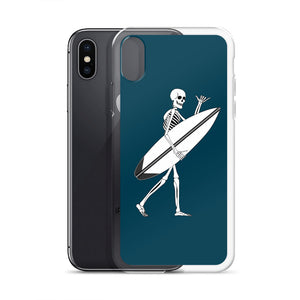 El Surfista Skeleton Shaka iPhone Case