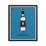La Botella Loteria Framed photo paper poster