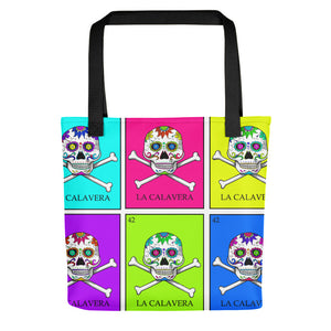 La Calavera Loteria Pop All-over Tote bag