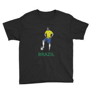 El Futbolista Brazil Plain Boy's T-Shirt