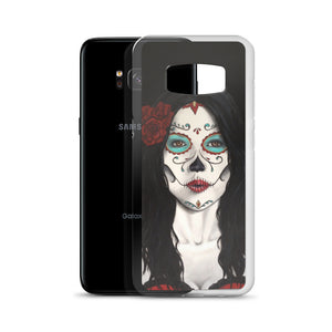 Catrina Dia de los Muertos (Day of the Dead) Samsung case by Pilar Grother