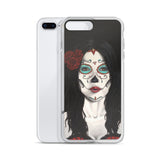 Catrina Dia de los Muertos (Day of the Dead) iphone case by Pilar Grother