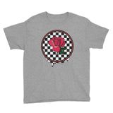 Rosa Dripping Checker Board Boy's T-Shirt