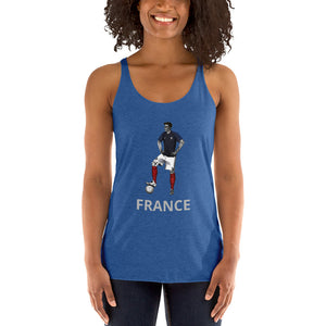 El Futbolista France Women's Racerback Tank