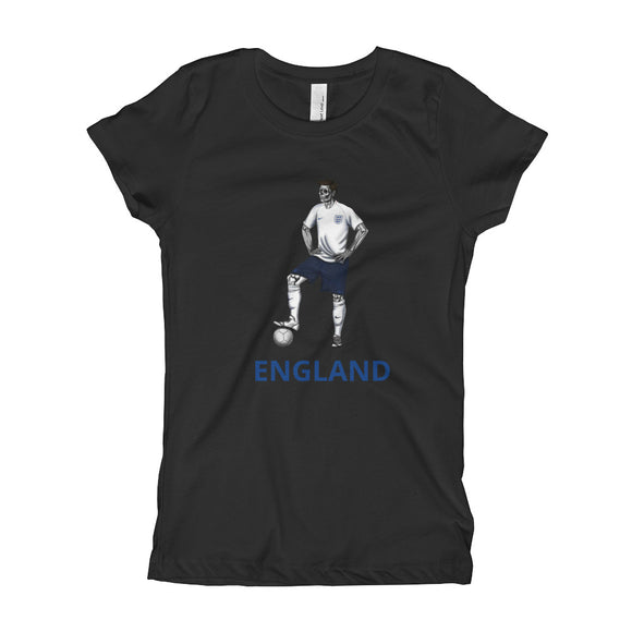 El Futbolista England Plain Girl's T-Shirt