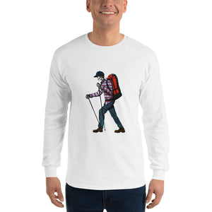 El Senderista (Hiker) Men's Long Sleeve T-Shirt