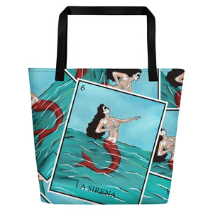 La Sirena All-Over Beach Bag