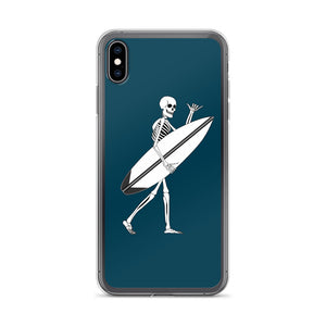 El Surfista Skeleton Shaka iPhone Case