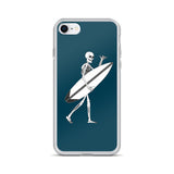 El Surfista Skeleton Shaka iPhone Case