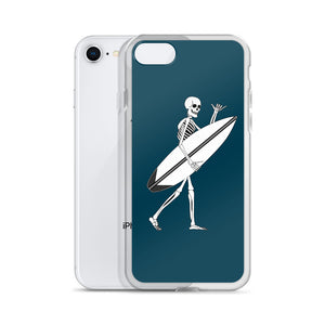 El Surfista Skeleton Shaka iPhone Case