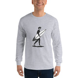 El Surfista B&W Plain Men's Long Sleeve T-Shirt