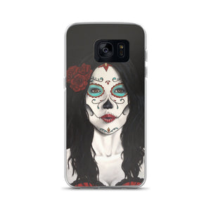 Catrina Dia de los Muertos (Day of the Dead) Samsung S7 case by Pilar Grother