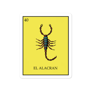 El Alacran Loteria Stickers