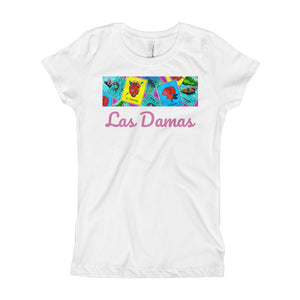 Las Damas Loteria Crop All-Over Girl's T-Shirt
