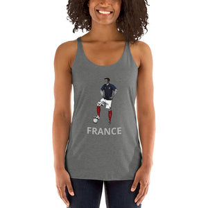 El Futbolista France Women's Racerback Tank