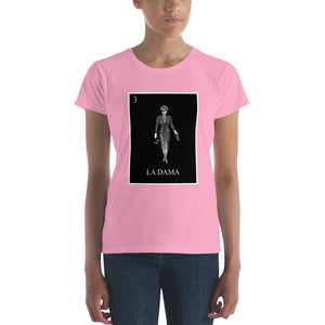 La Dama Loteria B&W Women's t-shirt