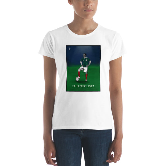 El Futbolista Loteria Mexico Women's t-shirt
