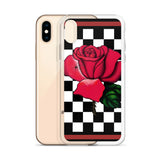 Rosa Checker Board iPhone Case