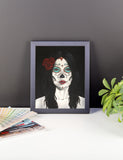 Catrina Day of the Dead Framed photo paper poster